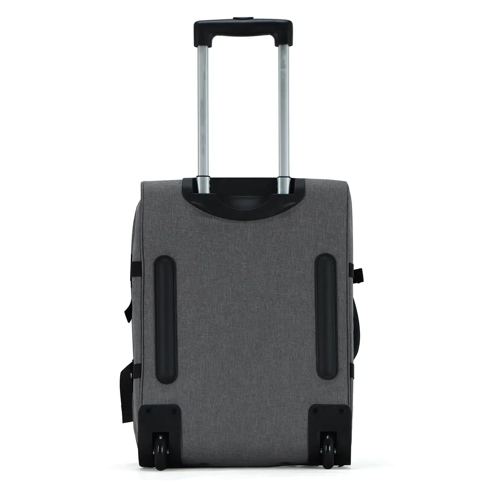 Custom Soft Fabric Carry On Trolley Travel Backpack with Wheels