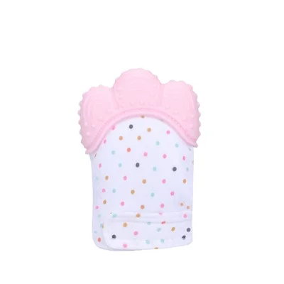 Silicone Teeth Stick Soft Kids Anti-Eating Bite Toys Teething Mitten Glove for Babies Wholesale Baby Teether