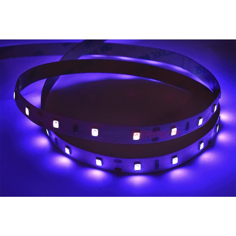 310nm-400nm LED UV Lamp Sterilizer 5m Flexible Strips  DC12V Voltage for Light and Hotel Applications 12V Input