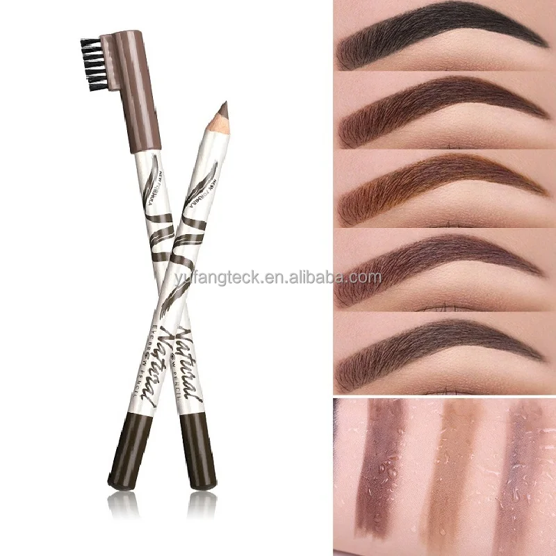 Beauty Cosmetic Eyebrow Pencil Cosmetics Tool Waterproof Eyebrow Pencil 5 Colors Eyebrow Pen for Women