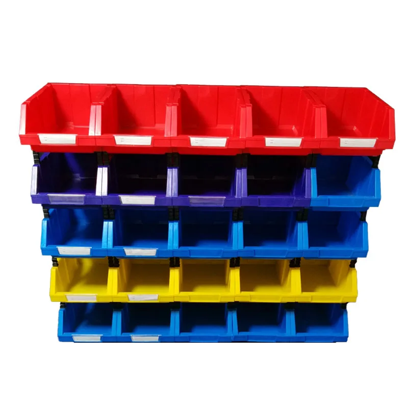 Front Opening Stacking Warehouse Bin Plastic Stackable Small Parts Pick Storage Box Bin