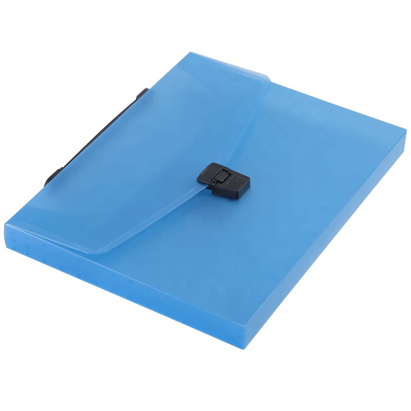 
Most popular factory outlet Clear coloful A4 envelope plastic pockets button Expanding file 