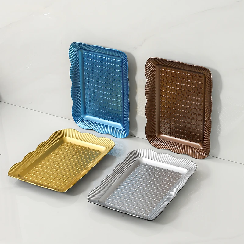 Cheap Price Factory Sales 13 Inch Solid Square Silver Gold Plastic Wedding Charger Plate