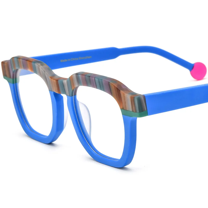 Matte Square Frames Can Be Matched With Myopia Joint Multi-color Square Matte Acetate Optical Frame