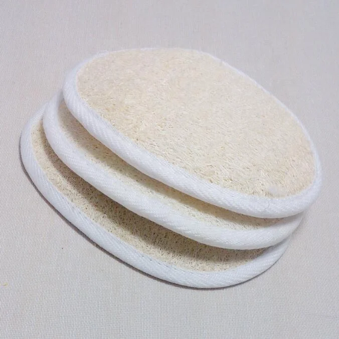 Exfoliating Loofah Pad Scrubber for Face and Body Natural Shower Loofah Sponge
