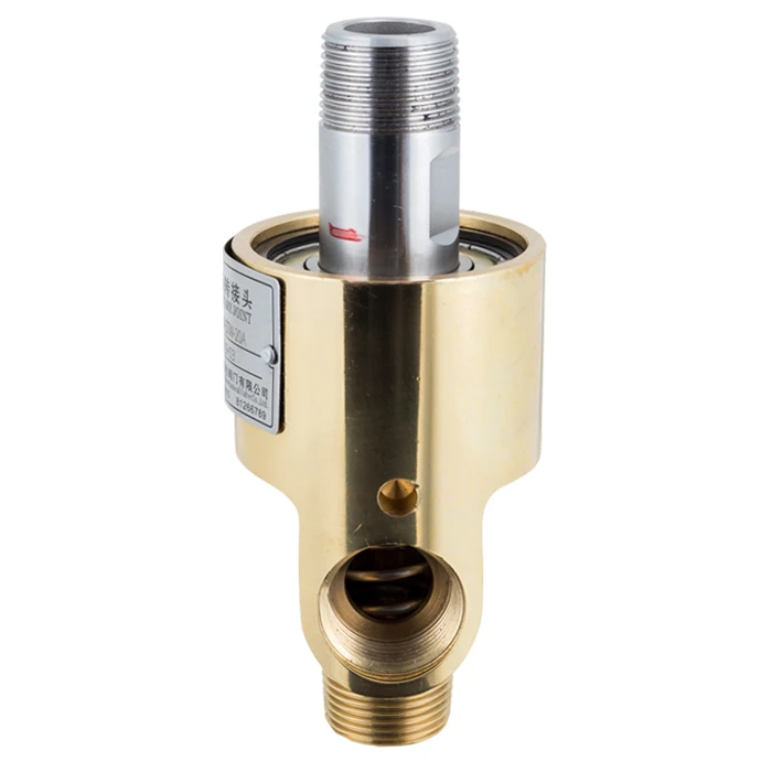 Manufacturing 1 inch BSP/NPT male female threaded swivel rotary coupling copper cooling water rotary unions rotary joint