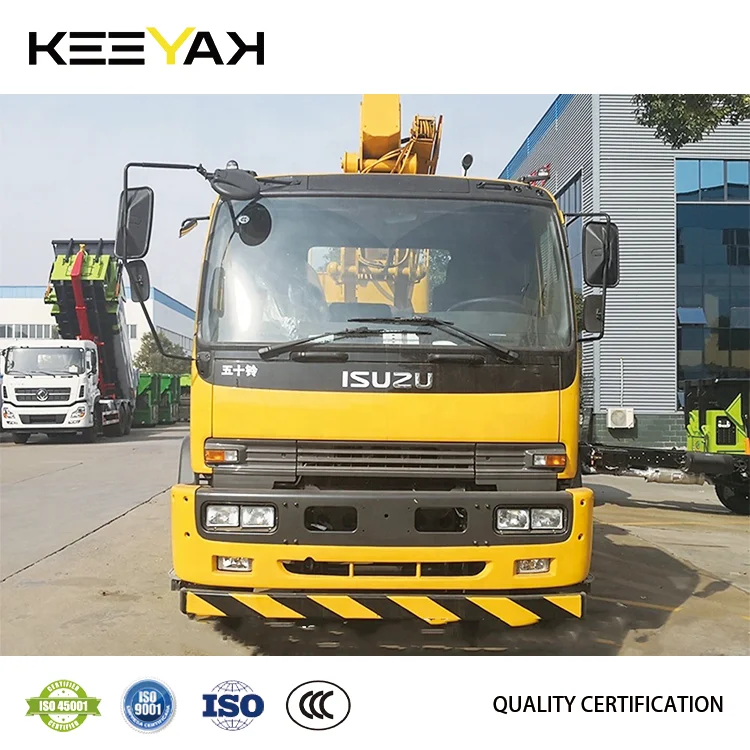 20m 30m bucket lift truck Isuzu 4*2 hydraulic lift platform truck telescopic boom 200kg bucket truck aerial working platform