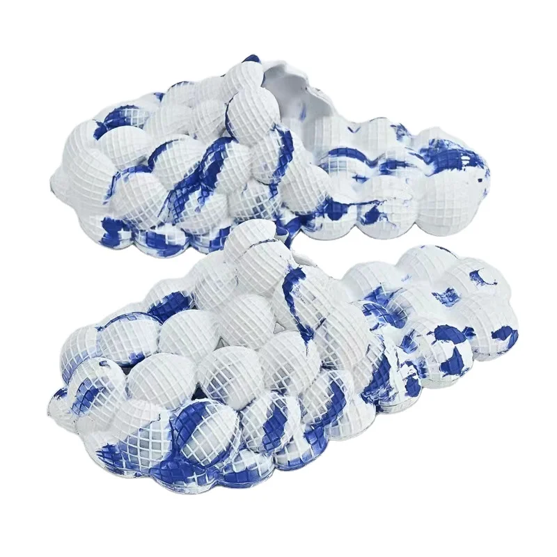 Factory Wholesale Beach Slides Sandals Massage Bubble Slipper Slides Golf Ball Slippers Bubble Slides