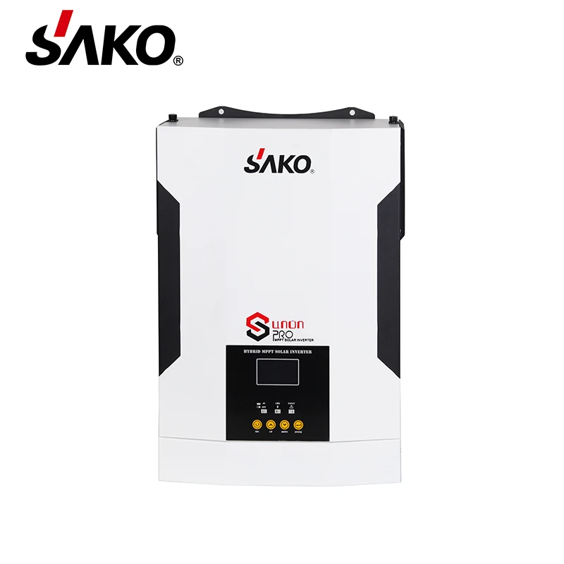 Sako Power Sine Wave Pure Off Grid Without Battery 12vac 220v 5kw 5000watt High Frequency Mppt Solar Hybrid Inverter