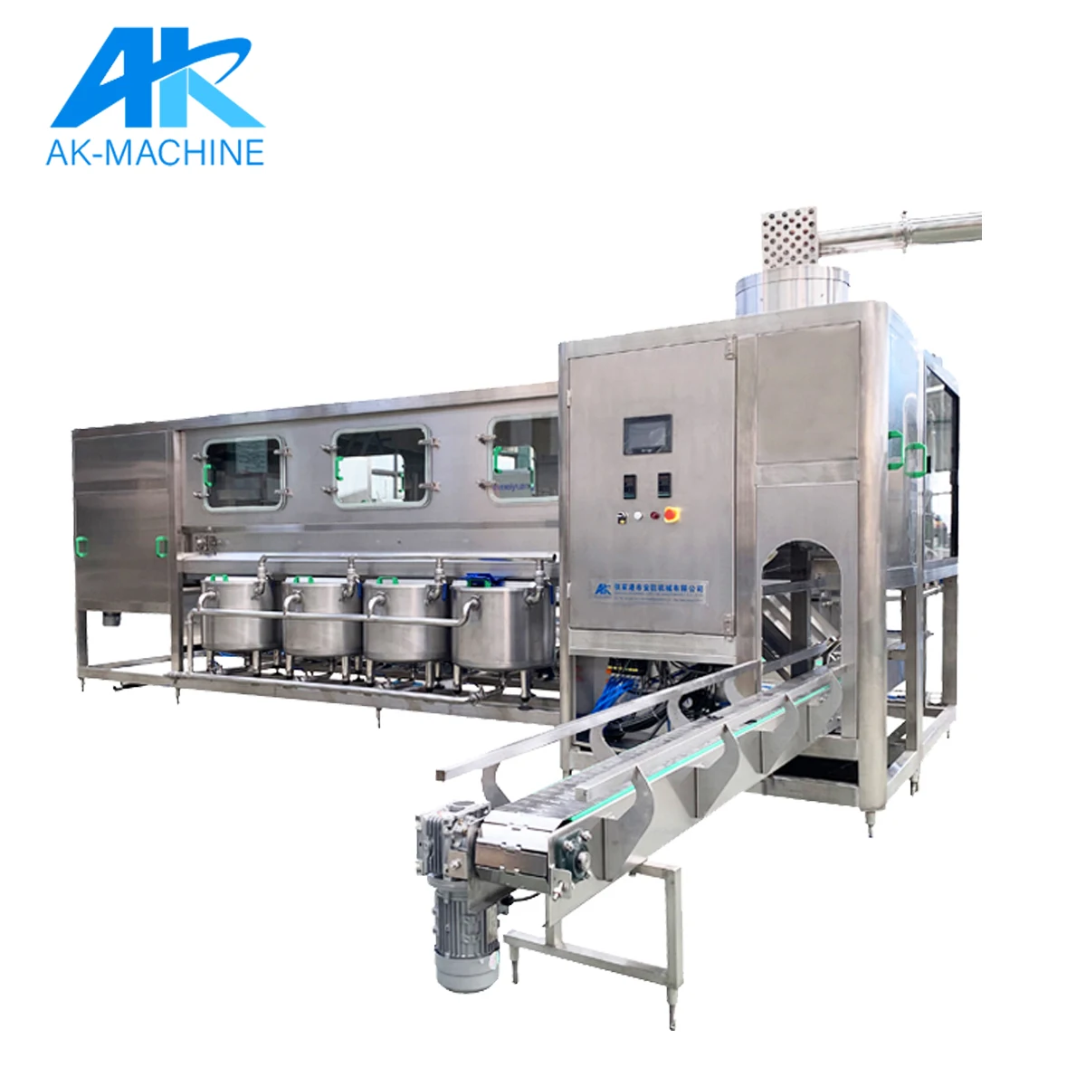 Fully Automatic 3 In 1 Mineral Water Plant / Bottle Drink Water Production Line 5 Gallons Filling Bottling Machine