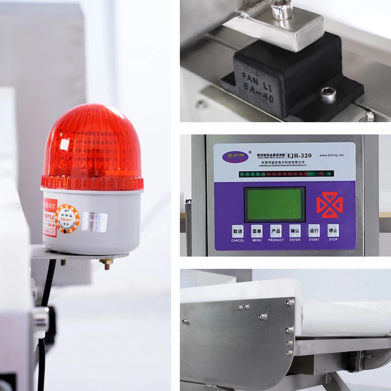 New design cheap price automatic low noise strong power food metal detector tunnel pinpointer scanner machine