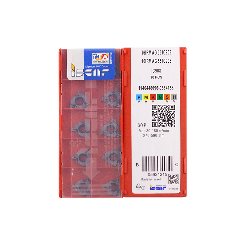 Authentic ISCAR stainless steel special thread blade 16irmag55 ic908