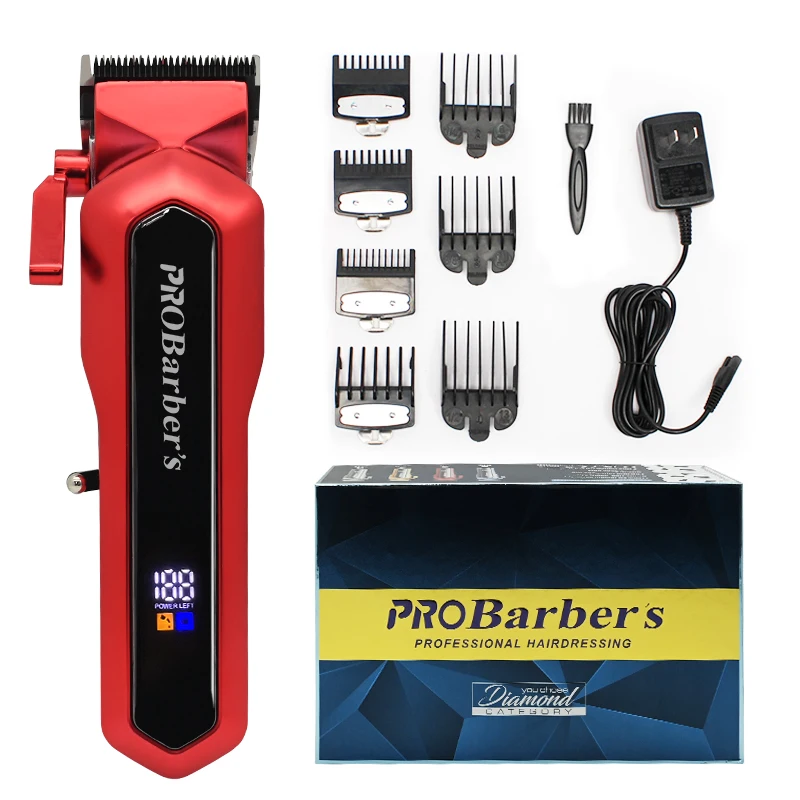Wholesale High Quality Electric Hair Trimmer For Men Rechargeable Private Label Manner Clippers Hair Clipper With Lcd Display