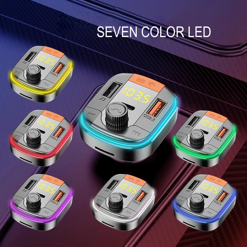 Universal Car Charger Mobile Phone Fast Charge 3.0 Car Fast Charge Dual USB Port Phone Charger Adapter