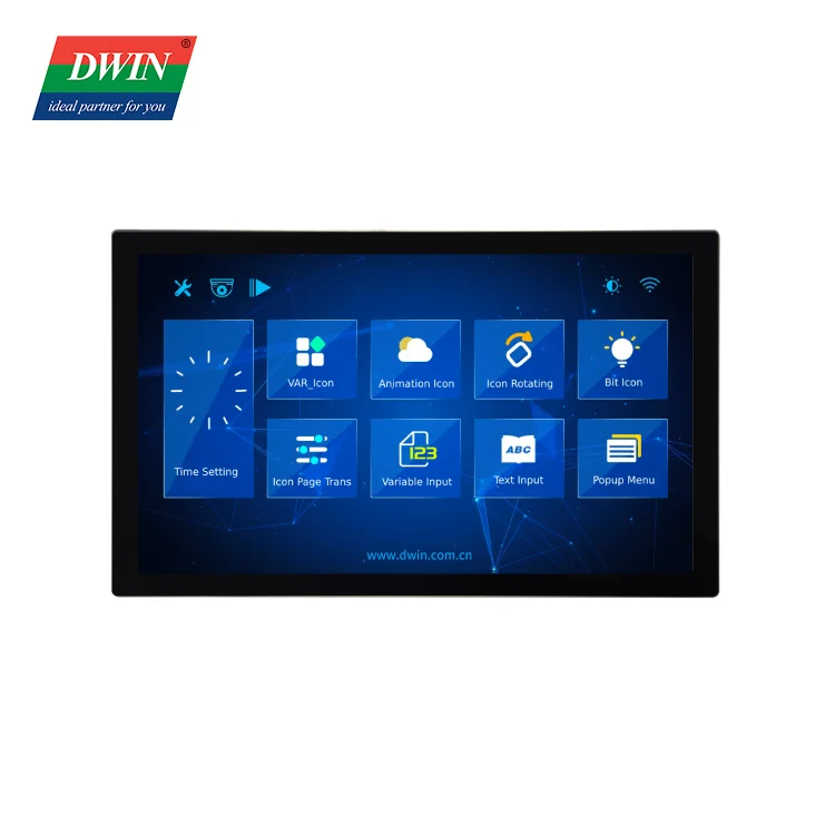 DWIN 21.5' 1920*1080 16.7M colors IPS wide viewing angle 2K HD smart screen,with onboard buzzer RTC