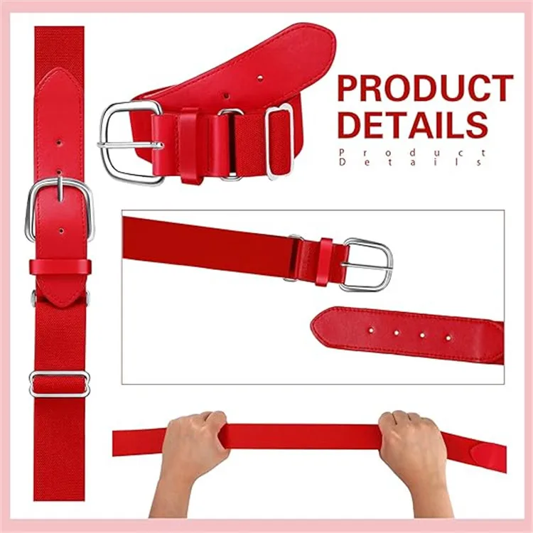 TG Adult Youth Kids Adjustable Elastic Waist Band OEM Logo Custom Printing Sports Golf Uniform Belts Softball Baseball Belt