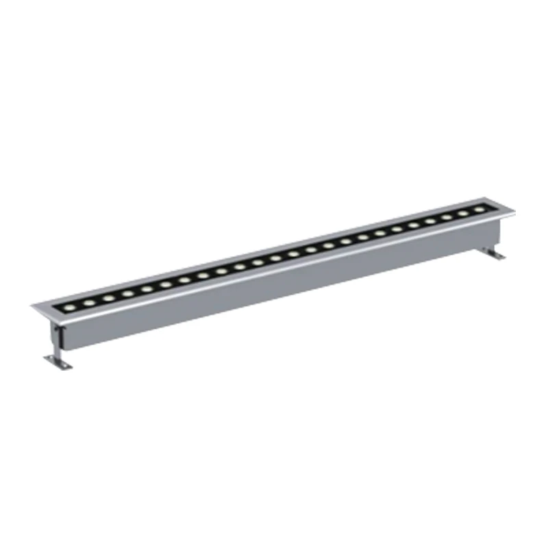 0.5m 12W IP67 Waterproof t Single Color Stainless Steel Square Linear Low Voltage LED Underground Light