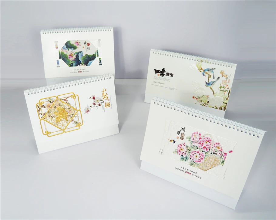 Custom 2023 Wholesale Printing Table Calendar Perpetual Daily Desk Calendar