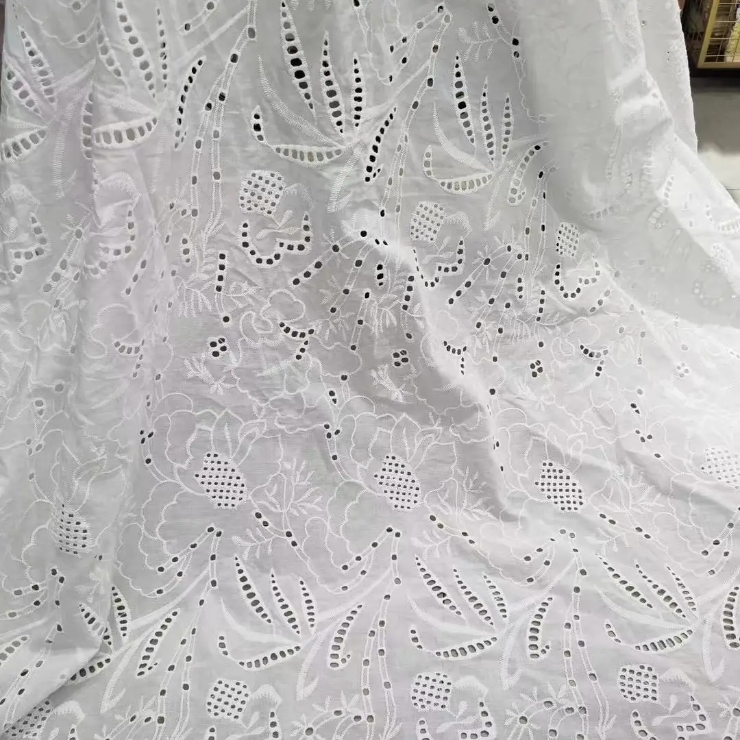 wholesale fancy white lace fabric for man clothing,embroidery cotton lace fabrics lace manufacturers