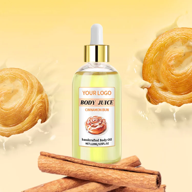 Private label elastic and hydrated skin without leaving a greasy feeling body relax oil massage body juice oil scents body oil