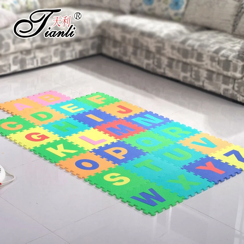 Высококачественный пенопластовый нескользящий коврик EVA с образовательным пазлом, детский игровой коврик