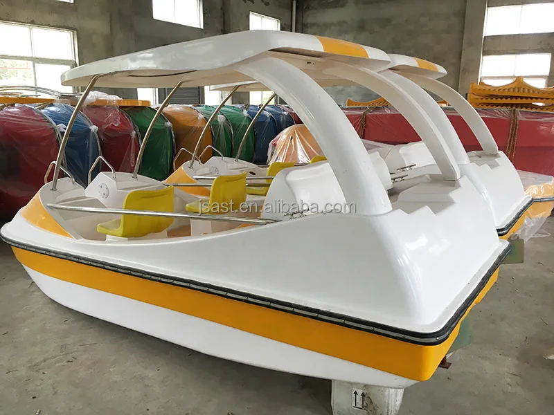 The latest 4.1m electric boat self-draining inflatable swimming pool Imported engine stainless steel speed boat