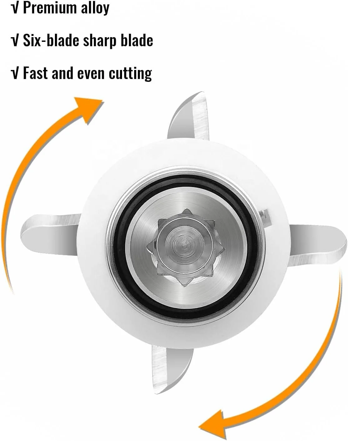Blade Cutting Blender Assembly Fit for Waring Commercial CB15 CB6 CB10 Blender Parts Replace 502977 502975