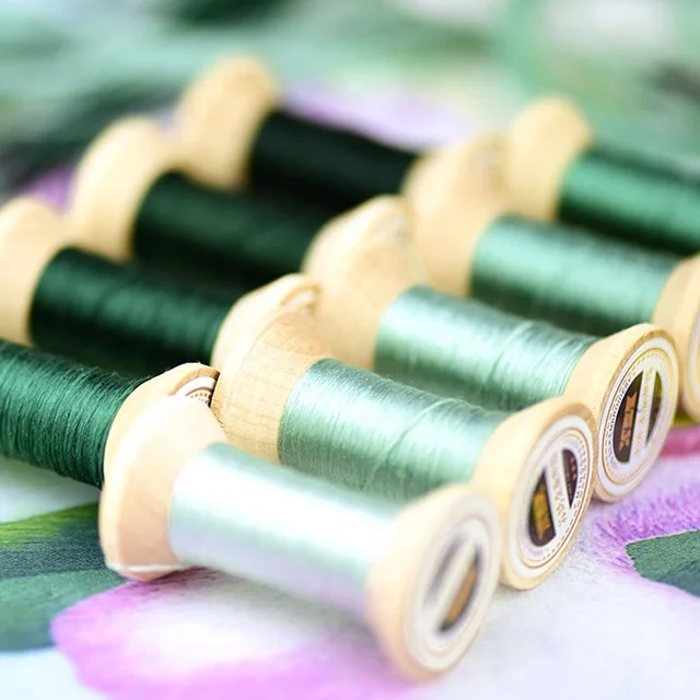 Custom Assorted Sizes Natural Color Storage Sew Spool Cotton Ribbon Empty Wooden Spool For Sale