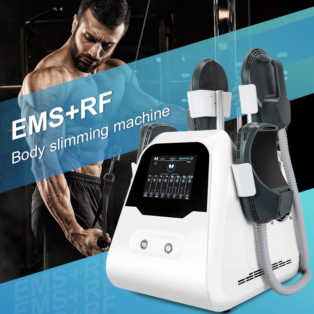 New Ems Neo 15 Tesla 200hz Ems 4 Handles Sculpt Emslim Electro Magnetic RF Ems Body Zero Sculpting Machine