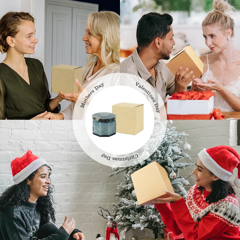 Organic Soy wax  Scented Candles Customize Natural Candles Perfect for Creating a Cozy Ambiance
