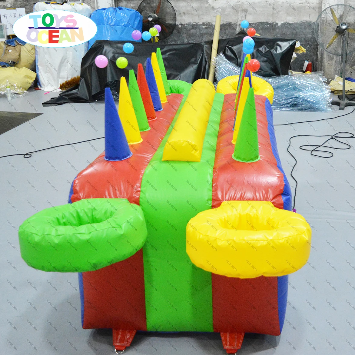Factory Custom Event Party Competition Game Air Juggler Game inflatable Floating Ball Game