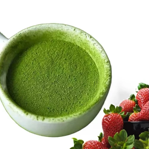 Strawberry Essence Matcha Green Tea Powder for Baking