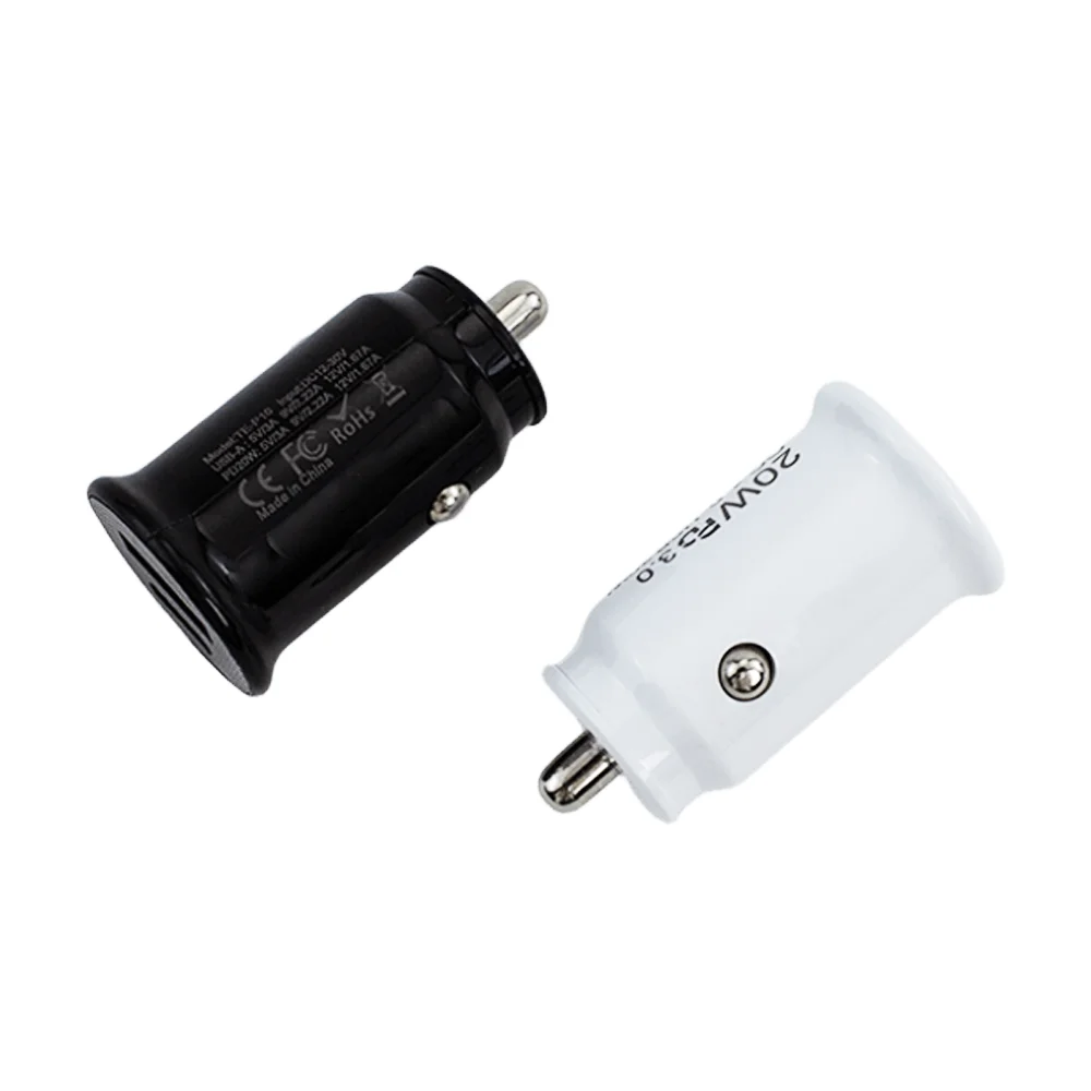 PD 20 W Dual USB Wireless Car Charger Adapter Mobile Phone QC 4.0  Type C Laptop Fast Car Charger