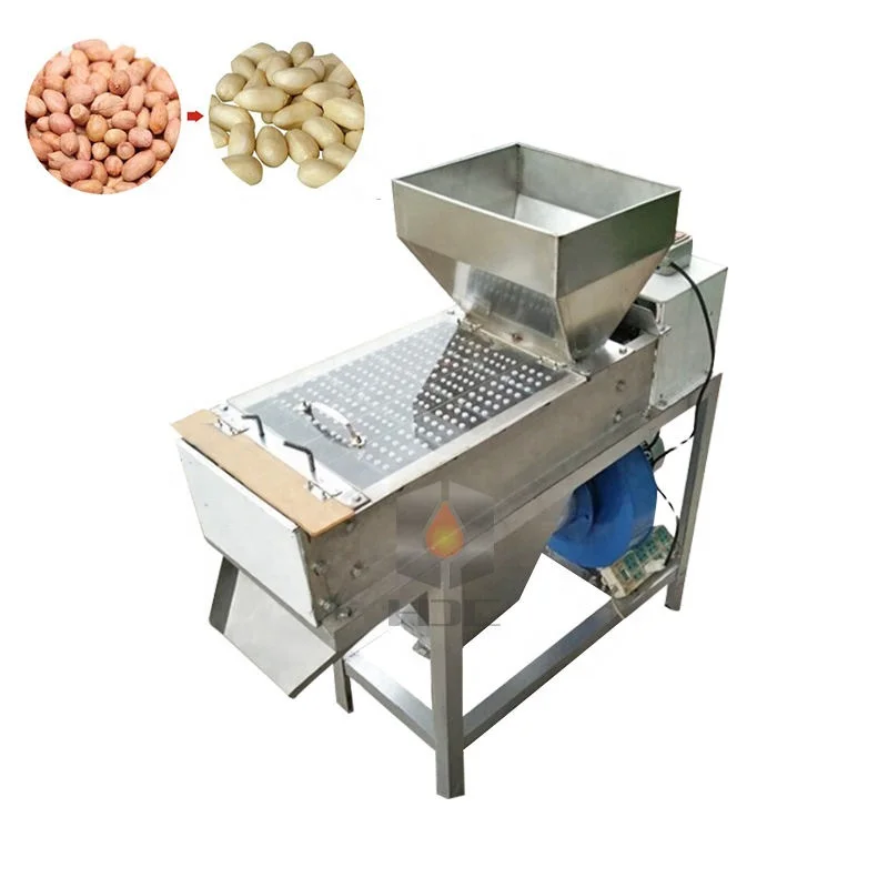 Automatic seed shelling roasted groundnut shell remover peanut red skin removing peeling machine