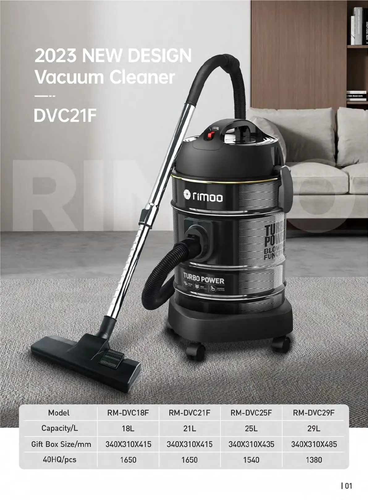 2023 Canton Fair New Design Best Household Drum Vacuum Cleaners Drum Shape Design For Carpet Cleaning