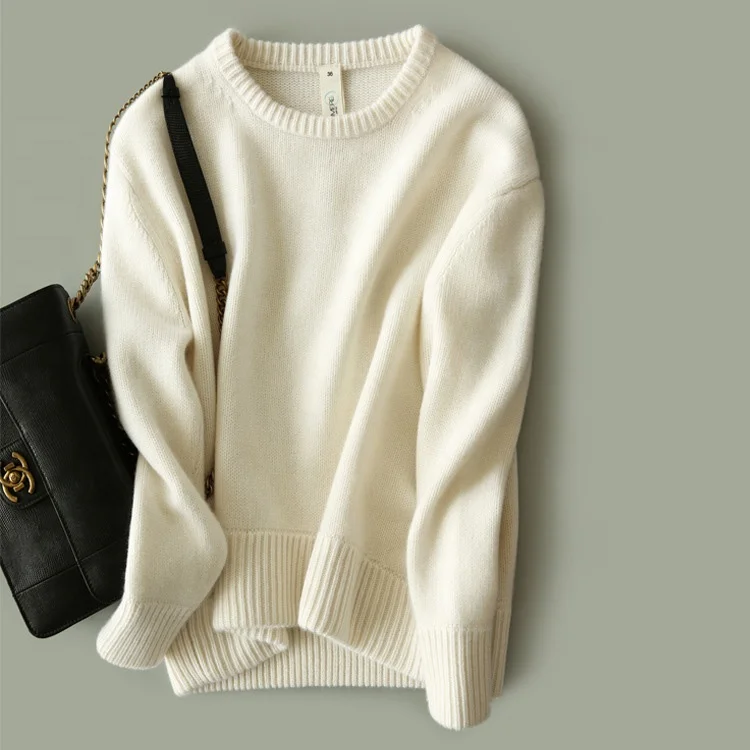 Women custom oversized italian cashmere sweaters