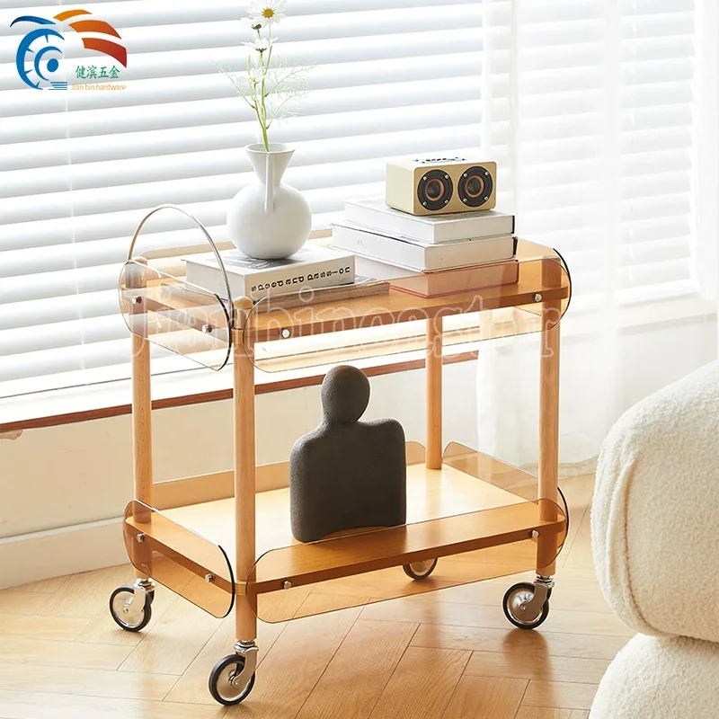 3-inch screw chrome-plated universal dining car castor wheel hotel restaurant restaurant trolley PP silent furniture caster