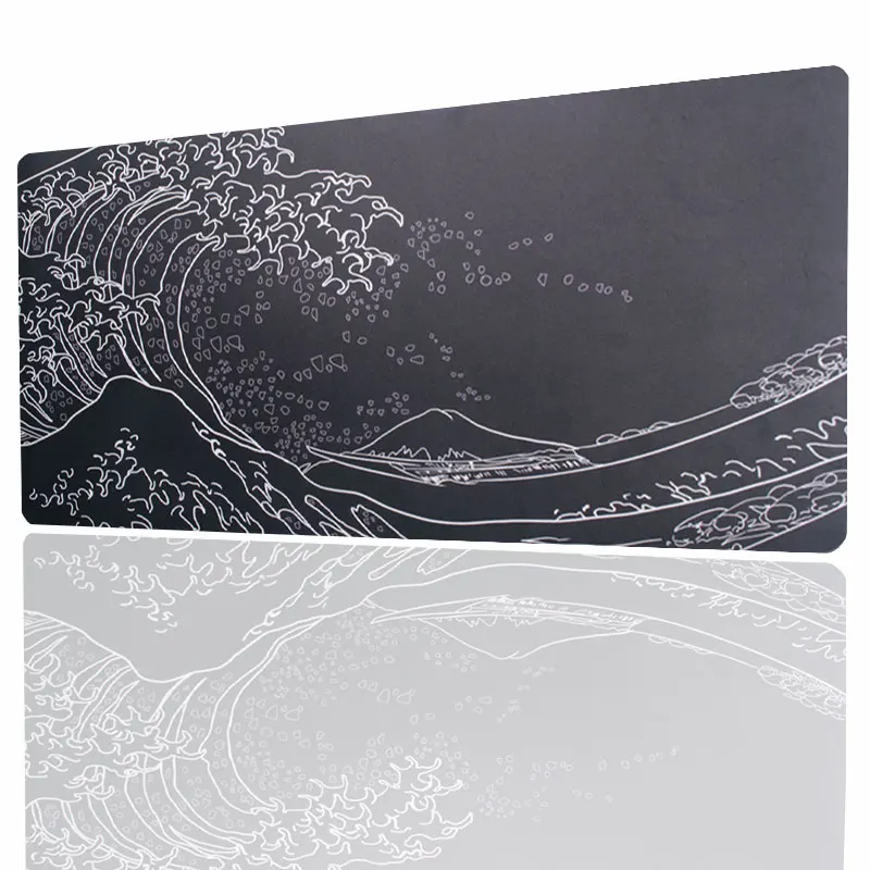 Large Mouse Pad Anime Black Gaming Mouse Pads Extended Custom Mouse Mat Desk Pad