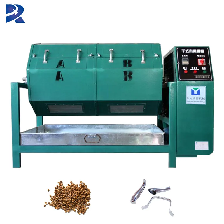 300L Industrial Tumbling Barrel Finishing Machine Abrasive Drum Polishing Machines