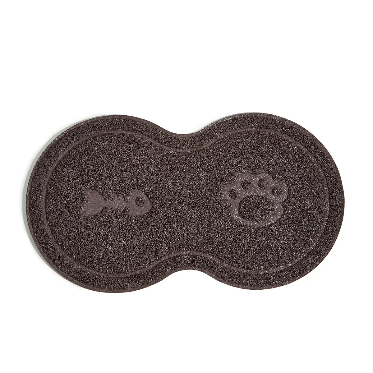 Cat Toilet Mat 8-Shaped Waterproof Non-Slip Cat Litter Box Mat Pet Pad Pvc Cat Toilet Mat