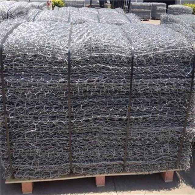 Hot Deeped Galvanised or PVC Coated Gabion Box with 80*100mm Hole Size