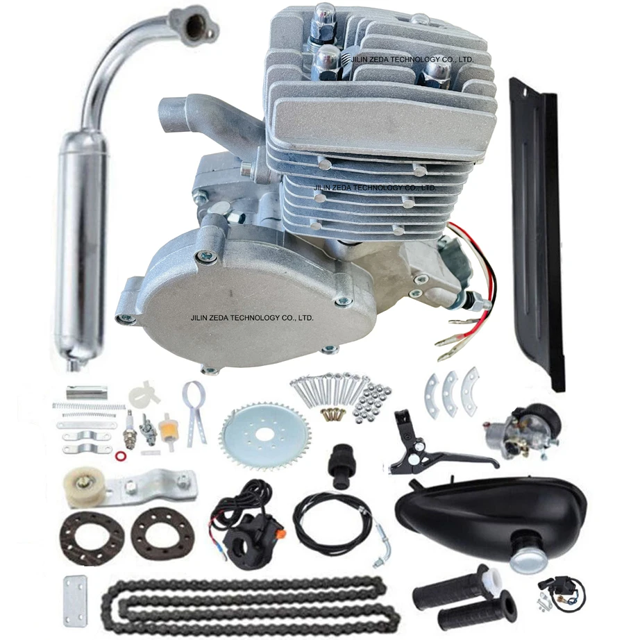 ZEDA factory 2 stroke 80cc bike engine motorised bicycle 100cc motor kit