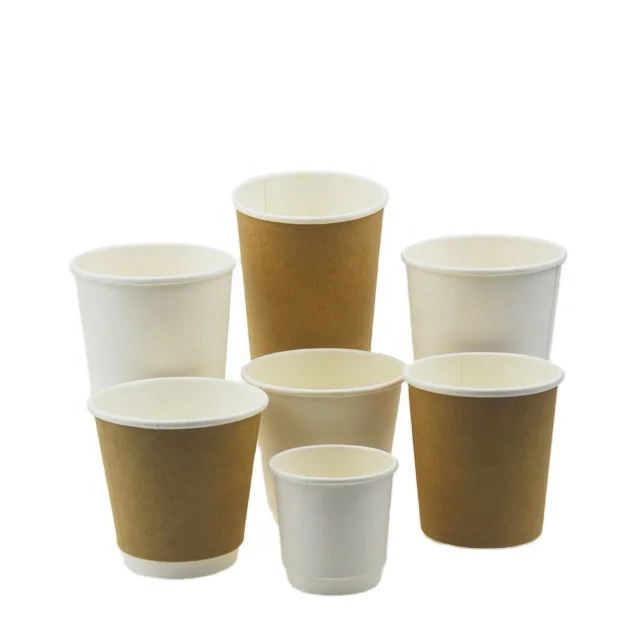 Double Wall Compostable Hot Coffee Cups 16oz Disposable Coffee Cup Coffee Cups Disposable Custom