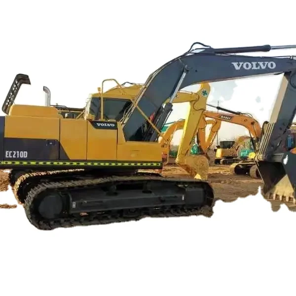 21 Ton Used Construction Machinery Volvo EC210D Excavator For Sales 90% New