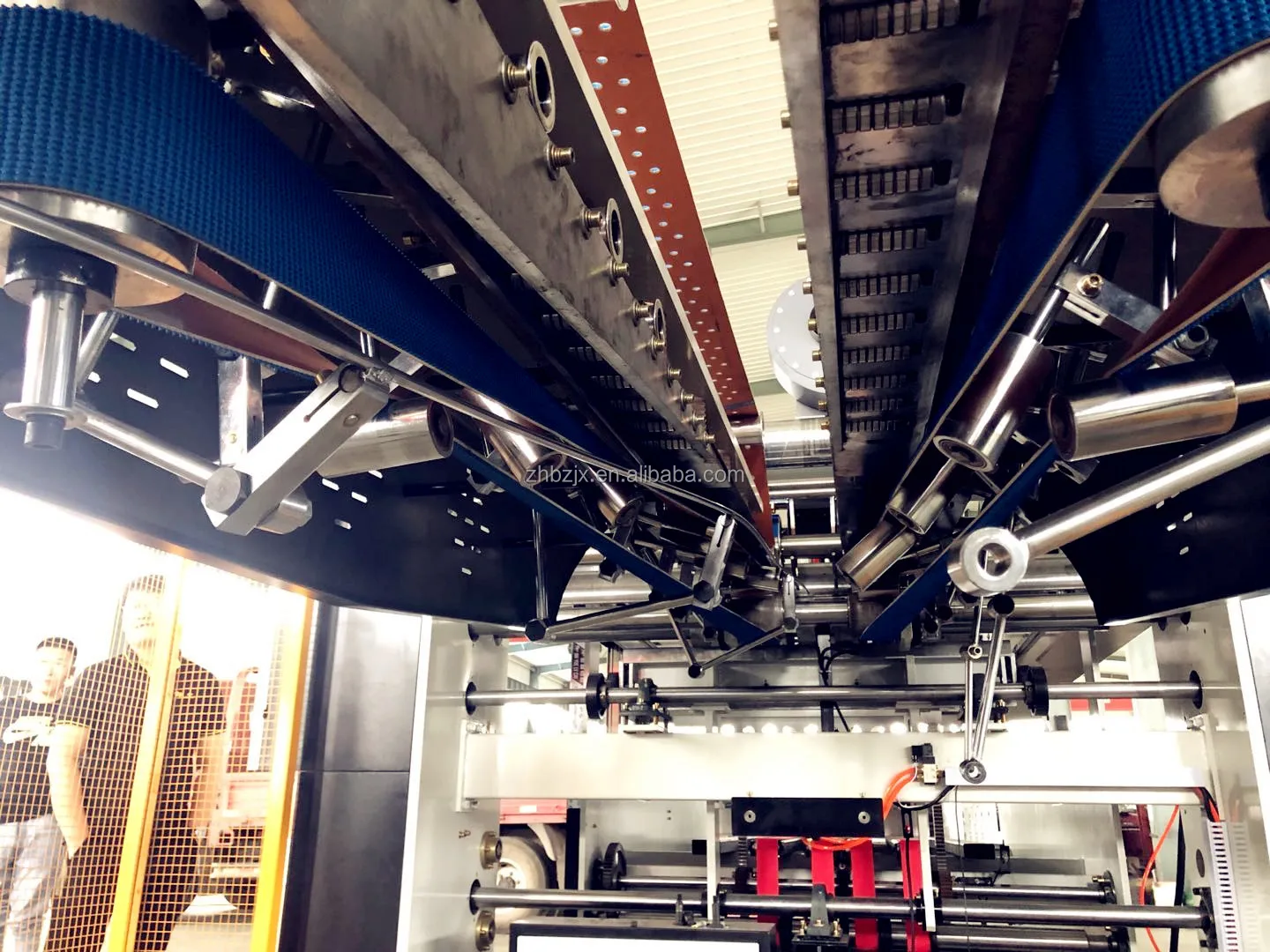 ZH-SYKM High Speed Flexo Printer Slotter Rotary Die Cutter With Stacker And Folder Gluer Carton Printing Manufacture Machine