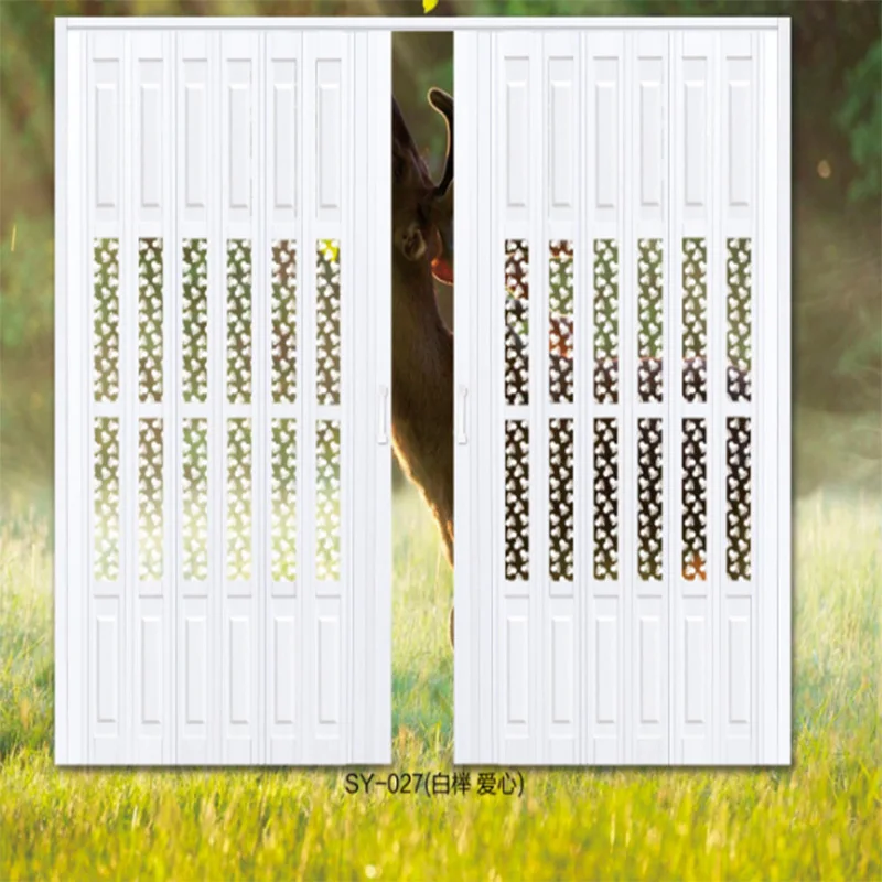 Pakistan acrylic pvc exterior door colours manufacturers transparent israel euro folding pvc fast frame door kerala philippines