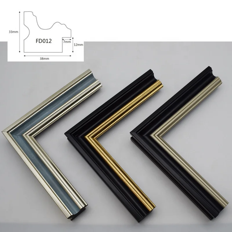 Зеркальная холщовая рамка для фотографий на стене