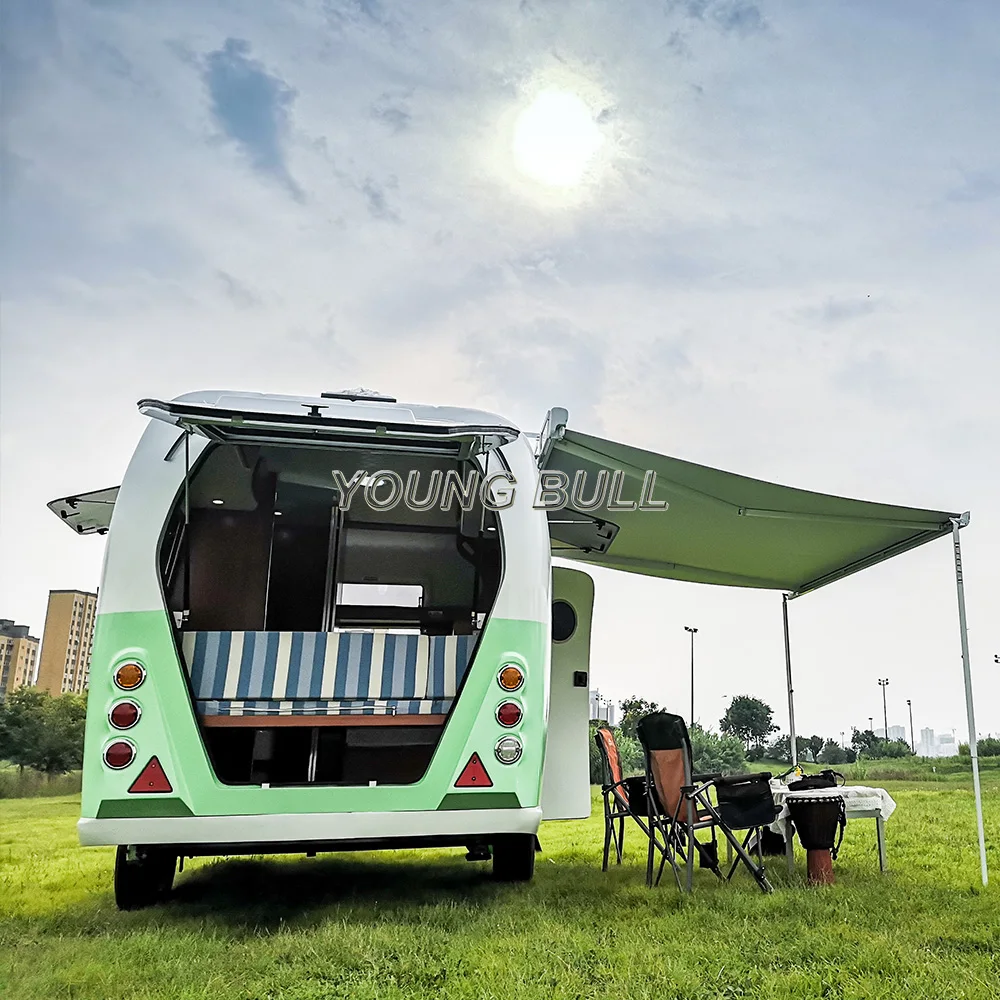 Youngbull Travel Trailer  With High Quality   AL-KO Chassis The Factory  Price In China Best Sale