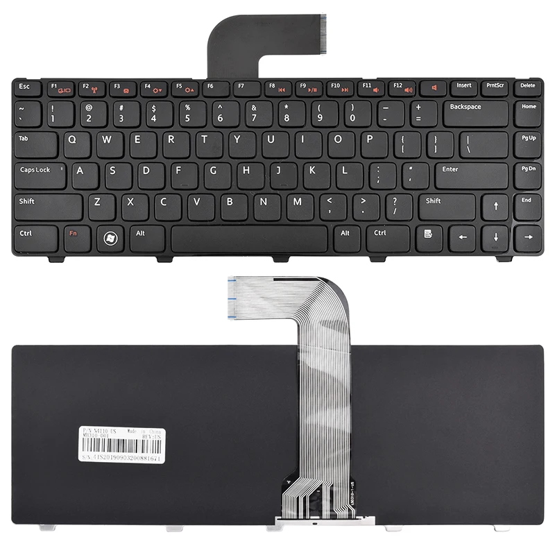 Оптовая продажа с фабрики ноутбук клавиатура для ноутбука Dell Inspiron 14R N4110 N4050 M4040