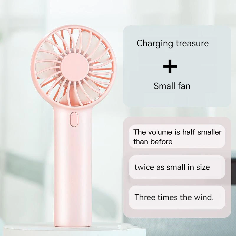 3 Speed Quiet Small Handheld Portable Electric Fan Handheld Cute Bear Mini Fan Rechargeable Mini Hand Fan